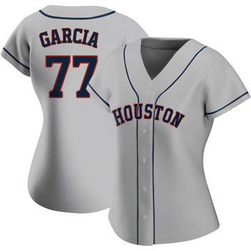 Luis Garcia Women's Authentic Houston Astros Gray Road 2020 Jersey