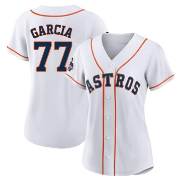 Luis Garcia Women's Authentic Houston Astros White 2022 World Series Champions Home Jersey