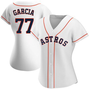 Luis Garcia Women's Authentic Houston Astros White Home Jersey