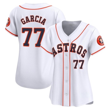 Luis Garcia Women's Limited Houston Astros White Home Jersey