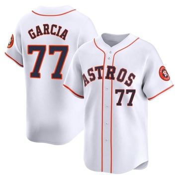 Luis Garcia Youth Limited Houston Astros White Home Jersey