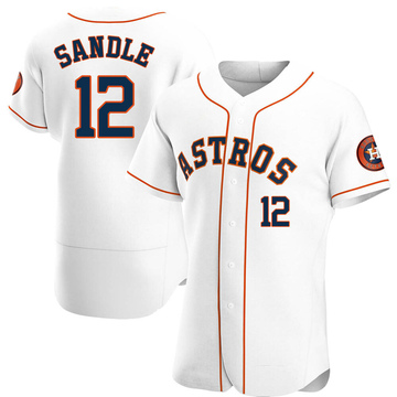 Michael Sandle Men's Authentic Houston Astros White Home Jersey