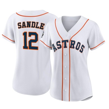 Michael Sandle Women's Authentic Houston Astros White 2022 World Series Home Jersey