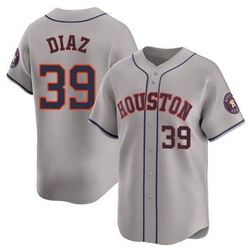 Miguel Diaz Men's Limited Houston Astros Gray Away Jersey