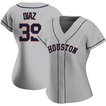 Miguel Diaz Women's Authentic Houston Astros Gray Road 2020 Jersey