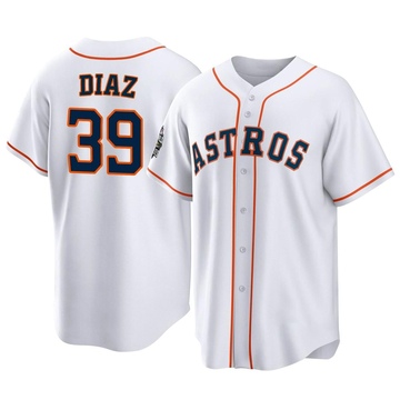 Miguel Diaz Youth Replica Houston Astros White 2022 World Series Home Jersey