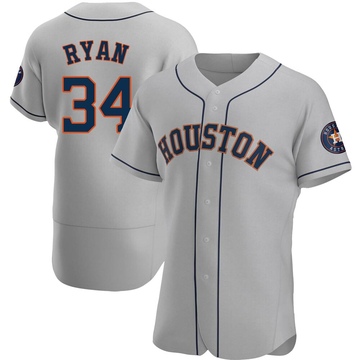 Nolan Ryan Men's Authentic Houston Astros Gray Road Jersey