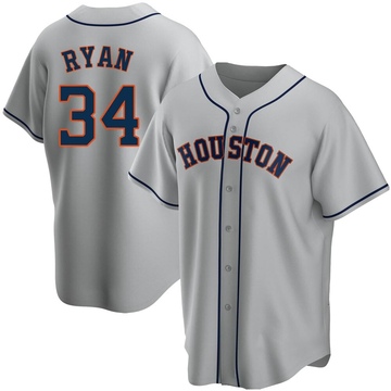 Nolan Ryan Men's Replica Houston Astros Gray Road Jersey