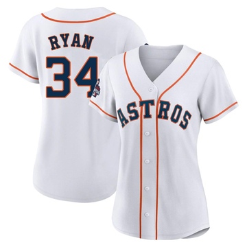 Nolan Ryan Women's Authentic Houston Astros White 2022 World Series Champions Home Jersey