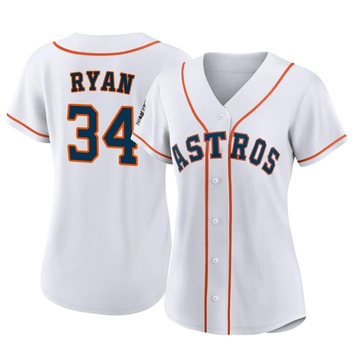 Nolan Ryan Women's Authentic Houston Astros White 2022 World Series Home Jersey