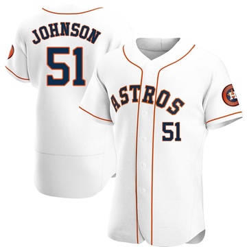 Randy Johnson Men's Authentic Houston Astros White Home Jersey