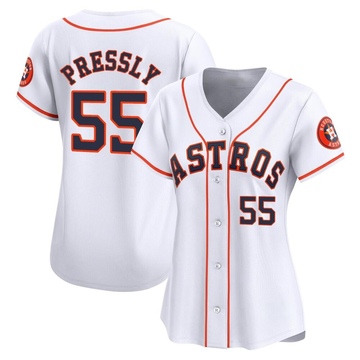 Ryan Pressly Women's Limited Houston Astros White Home Jersey