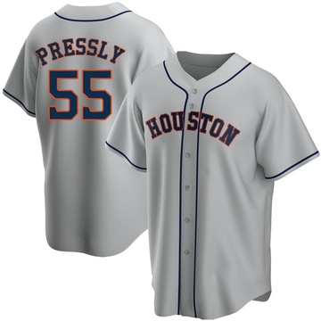 Ryan Pressly Youth Replica Houston Astros Gray Road Jersey