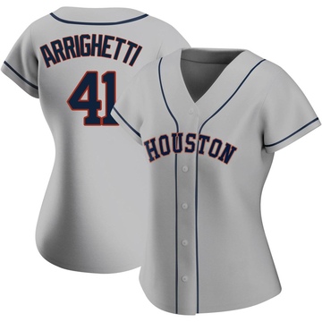 Spencer Arrighetti Women's Authentic Houston Astros Gray Road 2020 Jersey