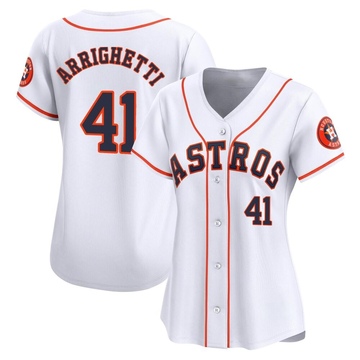 Spencer Arrighetti Women's Limited Houston Astros White Home Jersey