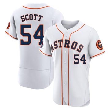 Tayler Scott Men's Authentic Houston Astros White 2022 World Series Champions Home Jersey