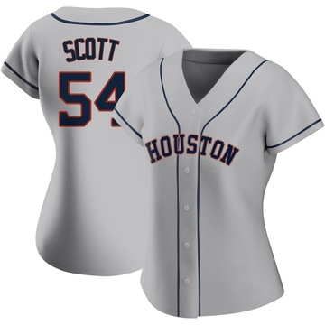 Tayler Scott Women's Authentic Houston Astros Gray Road 2020 Jersey