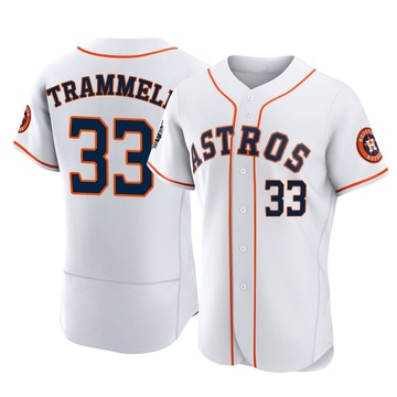 Taylor Trammell Men's Authentic Houston Astros White 2022 World Series Home Jersey