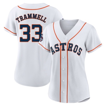 Taylor Trammell Women's Authentic Houston Astros White 2022 World Series Champions Home Jersey