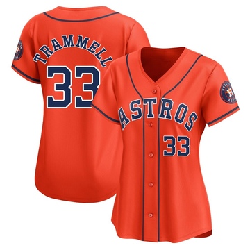 Taylor Trammell Women's Limited Houston Astros Orange Alternate Jersey