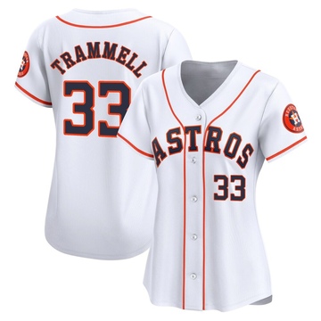 Taylor Trammell Women's Limited Houston Astros White Home Jersey