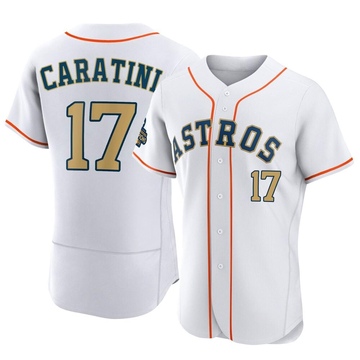 Victor Caratini Men's Authentic Houston Astros Gold White 2023 Collection Jersey