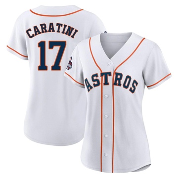 Victor Caratini Women's Authentic Houston Astros White 2022 World Series Champions Home Jersey