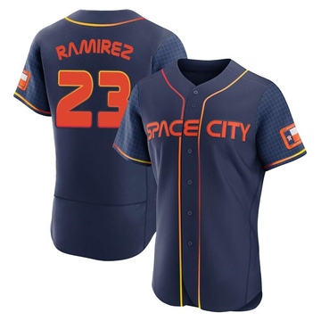 Yeuris Ramirez Men's Authentic Houston Astros Navy 2022 City Connect Jersey