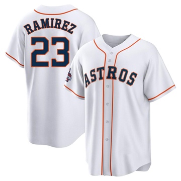 Yeuris Ramirez Men's Replica Houston Astros White 2022 World Series Champions Home Jersey