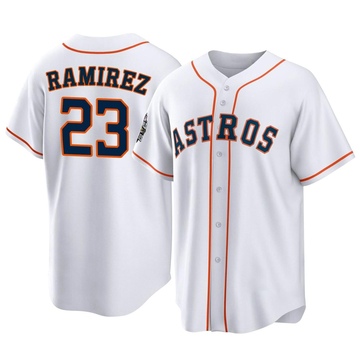 Yeuris Ramirez Men's Replica Houston Astros White 2022 World Series Home Jersey