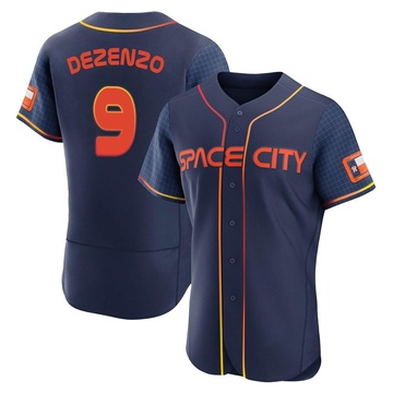 Zach Dezenzo Men's Authentic Houston Astros Navy 2022 City Connect Jersey