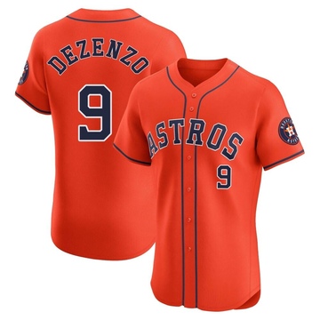 Zach Dezenzo Men's Elite Houston Astros Orange Alternate Vapor Premier Jersey