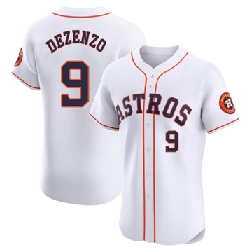 Zach Dezenzo Men's Elite Houston Astros White Home Jersey