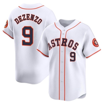 Zach Dezenzo Men's Limited Houston Astros White Home Jersey