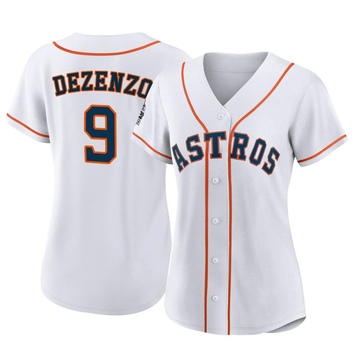 Zach Dezenzo Women's Authentic Houston Astros White 2022 World Series Home Jersey