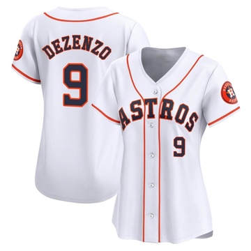 Zach Dezenzo Women's Limited Houston Astros White Home Jersey